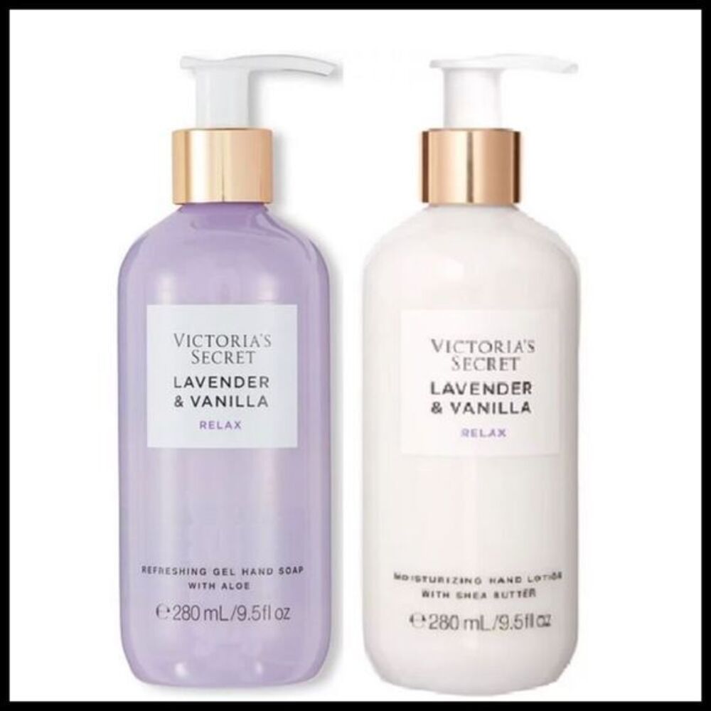🆕VS Lavender & Vanilla Hand Soap & Hand Lotion